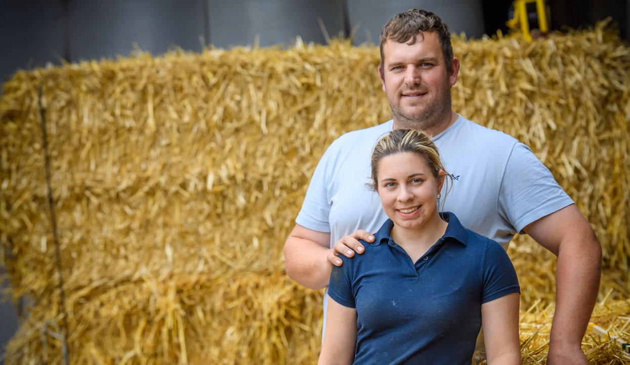 Josh and Lauren - Dairy UK Farmer of the Year 2023 finalists