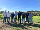 David Chin with the team from the “Balde Cheio” team on the farm Nata da Serra